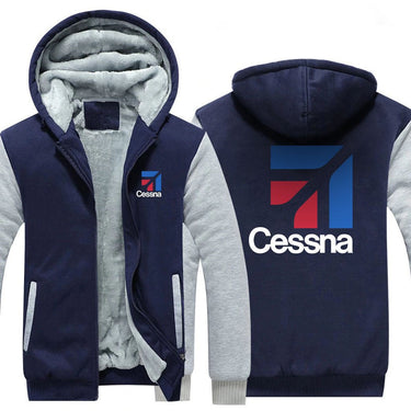 CESSNA LOGO DESIGNED ZIPPER SWEATER THE AV8R